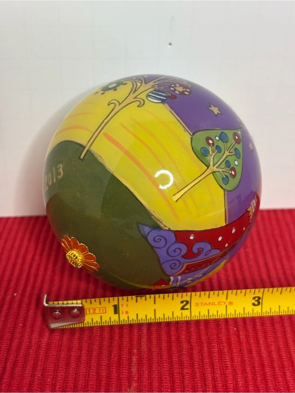 Pier 1 “Li Bien”Three Kings Purple Christmas Ornament